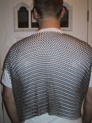 [chainmail shirt back]